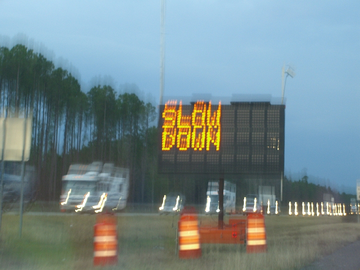 CIMG2928.JPG - Slow down, it says.........